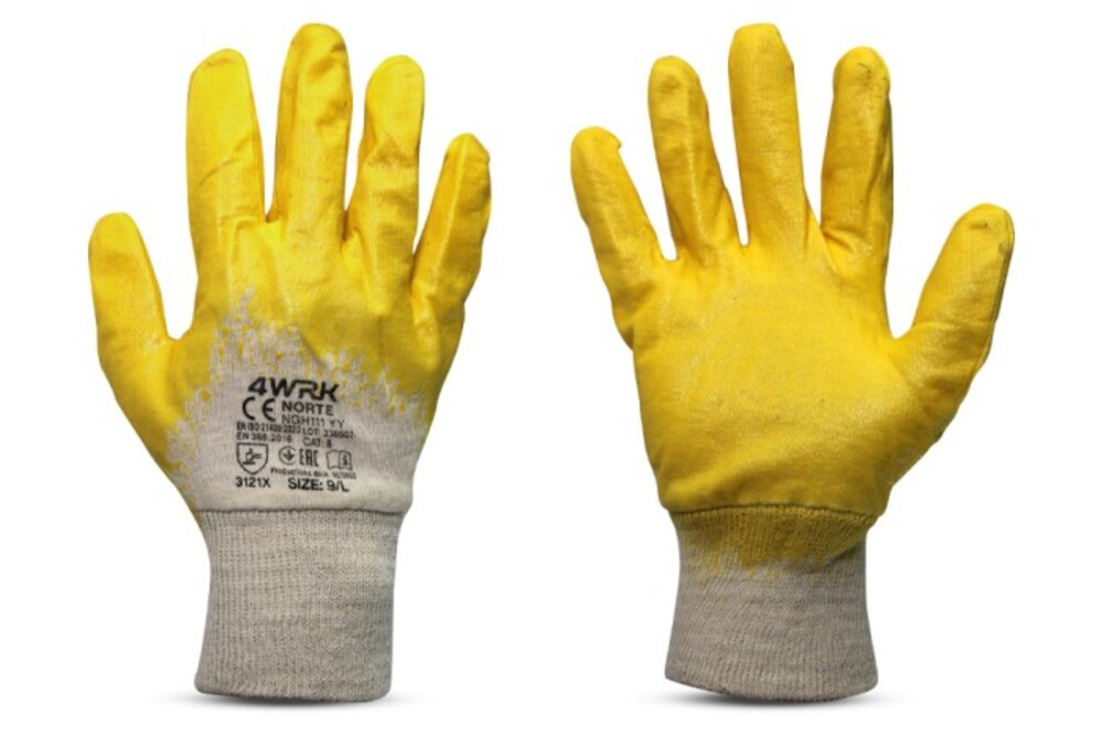 Rękawice rob. 4WRK Norte PES/NI YY 7/S